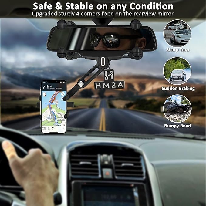 Mirror Phone Holder for Car