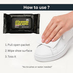Quick Wipes for Shoes Cleaning (Pack of 2)