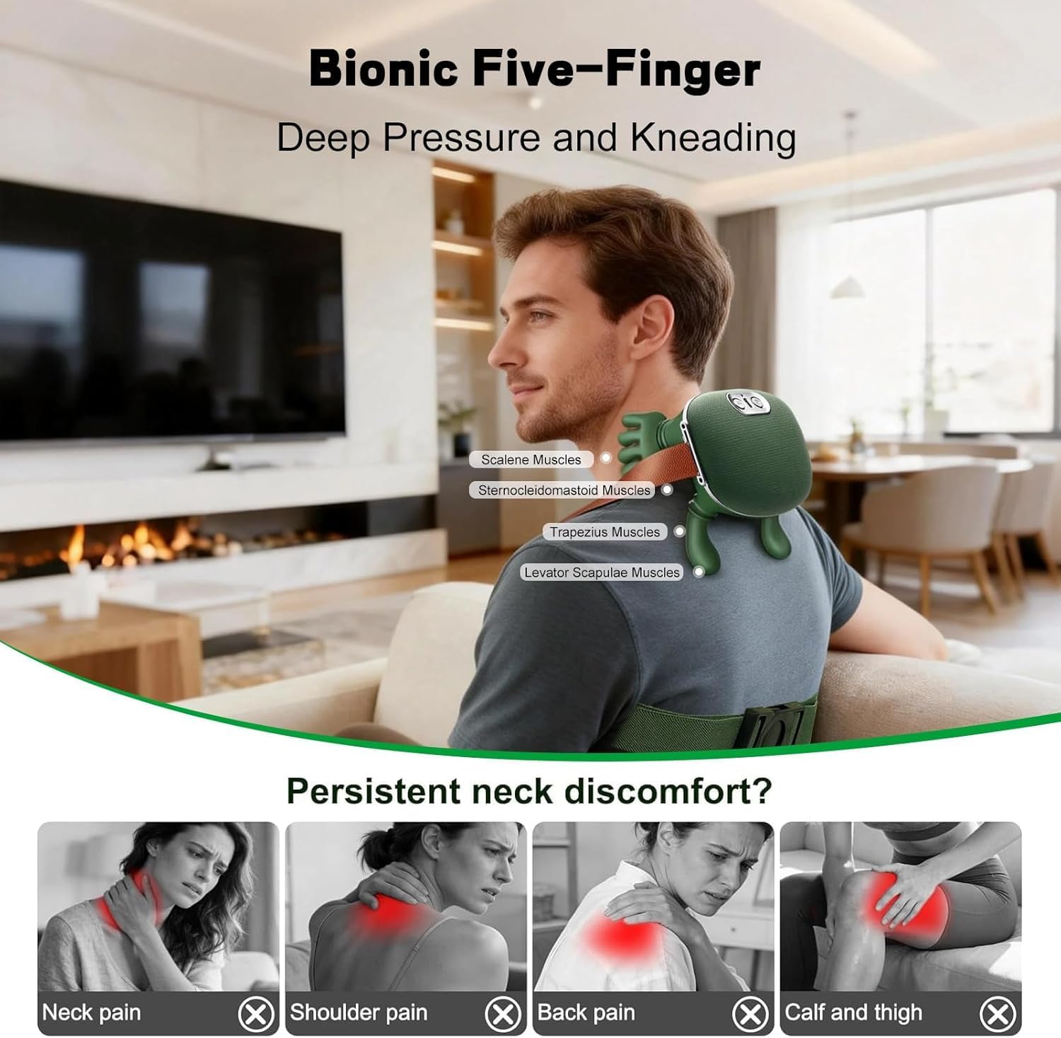 Hand Shape Neck Massager