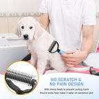 Pet Grooming Brush for Dogs & Cats