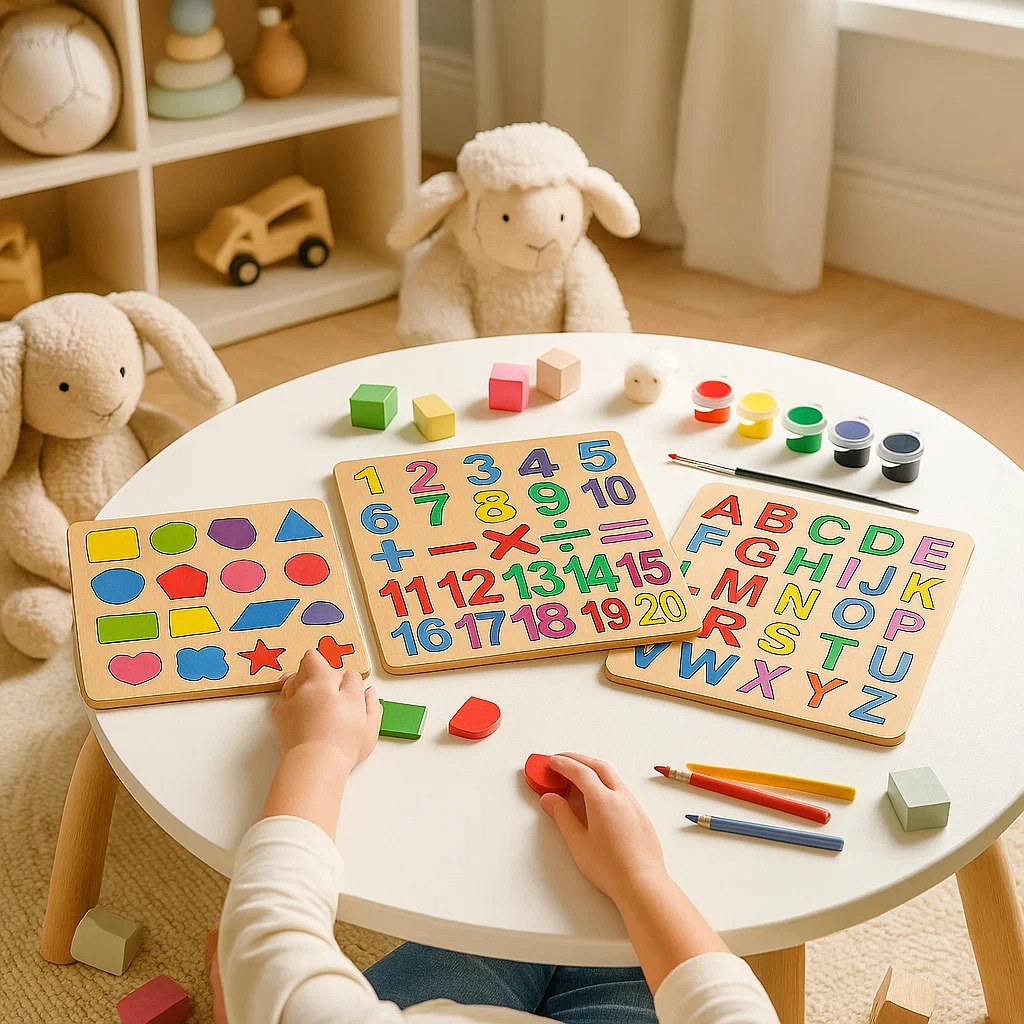 ColorSplash 3‑in‑1 Puzzle Set 🎨🧩